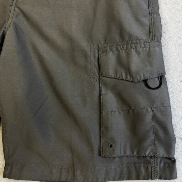 Vtg Tony Hawk Cargo Shorts Mens 36 Gray Skater Y2K Skateboarding Utility Summer - Picture 2 of 8